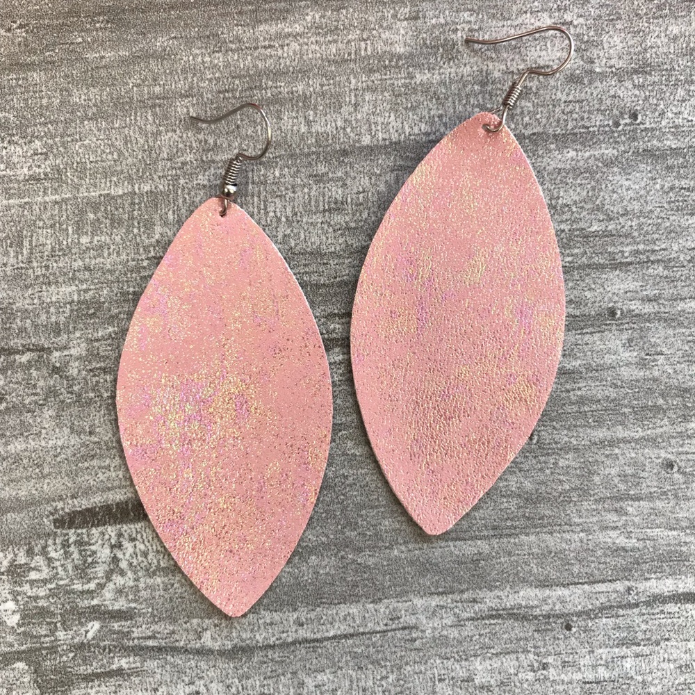 🔵Handmade Thin Marquis Earrings